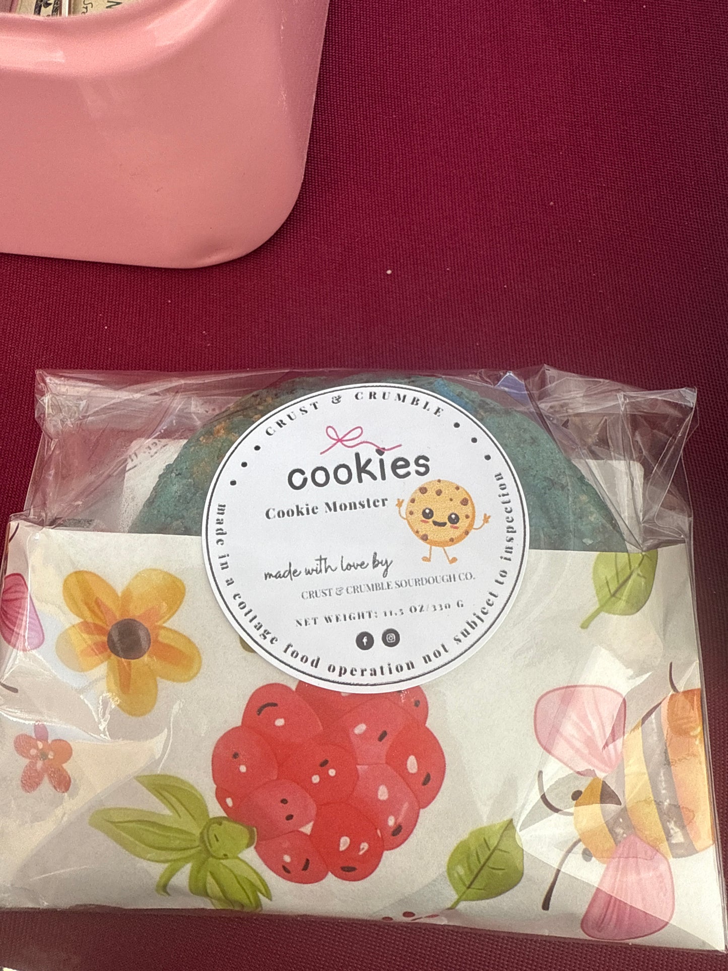 Cookie Monster cookie